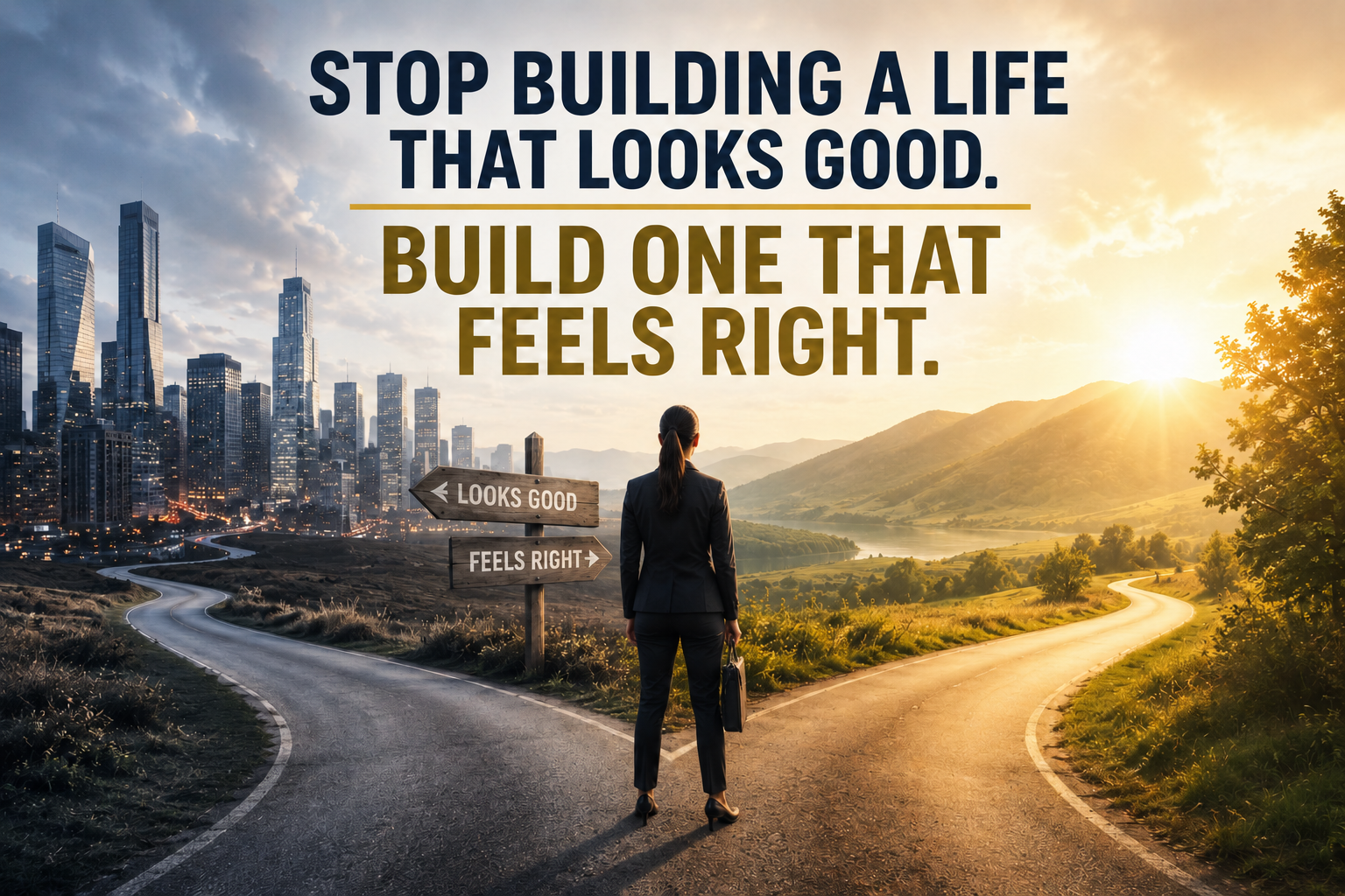 Stop Building a Life That Looks Good. Build One That Feels Right.